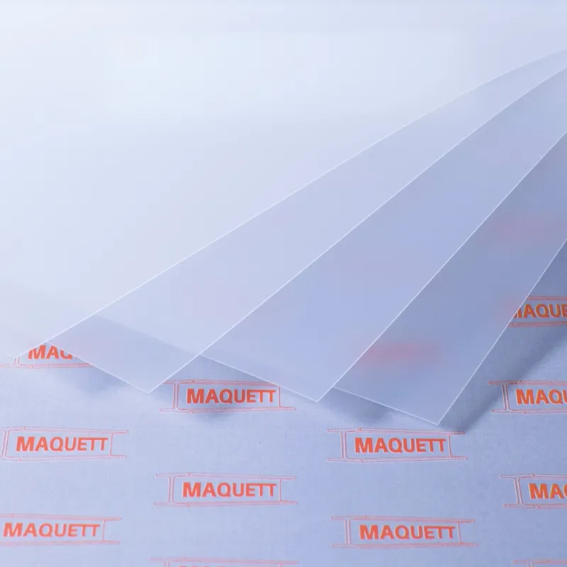 Transparente/matte Evacast-Platte